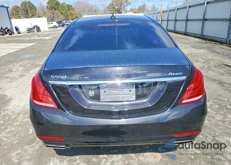 2014 Mercedes-Benz S 550 4Matic из США, поврежденный, VIN WDDUG8FB6EA022290